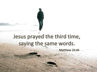 Matthew 26:44