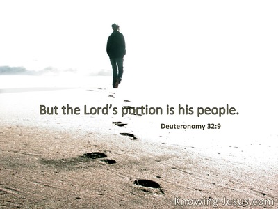 The Lord’s portion is His people.