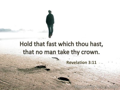 Hold fast what you have, that no one may take your crown.