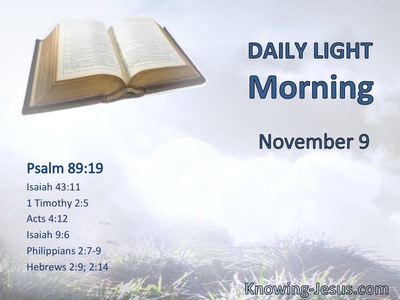 I have given help to one who is mighty; I have exalted one chosen from the people.