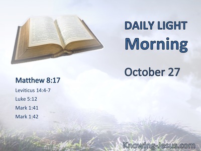 He Himself took our infirmities and bore our sicknesses.