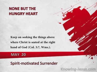 Spirit-motivated Surrender
