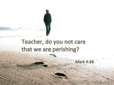 Teacher, do You not care that we are perishing?