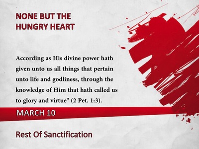 Rest Of Sanctification