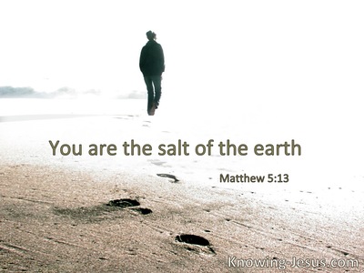 You are the salt of the earth.