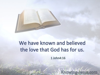 We have known and believed the love that God has for us.