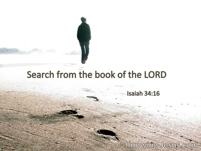 Search from the book of the Lord.