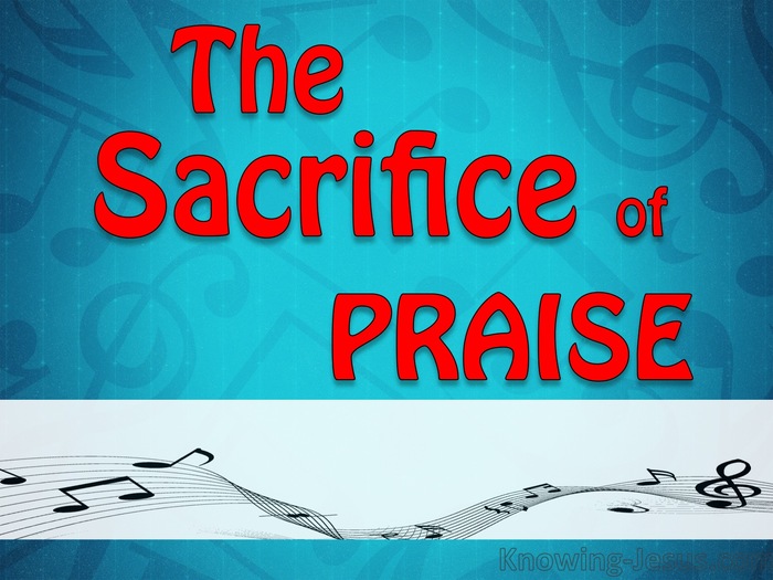 We Bring The Sacrific of Praise - C#