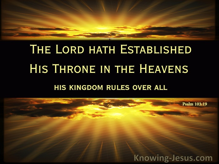 jesus rules over all